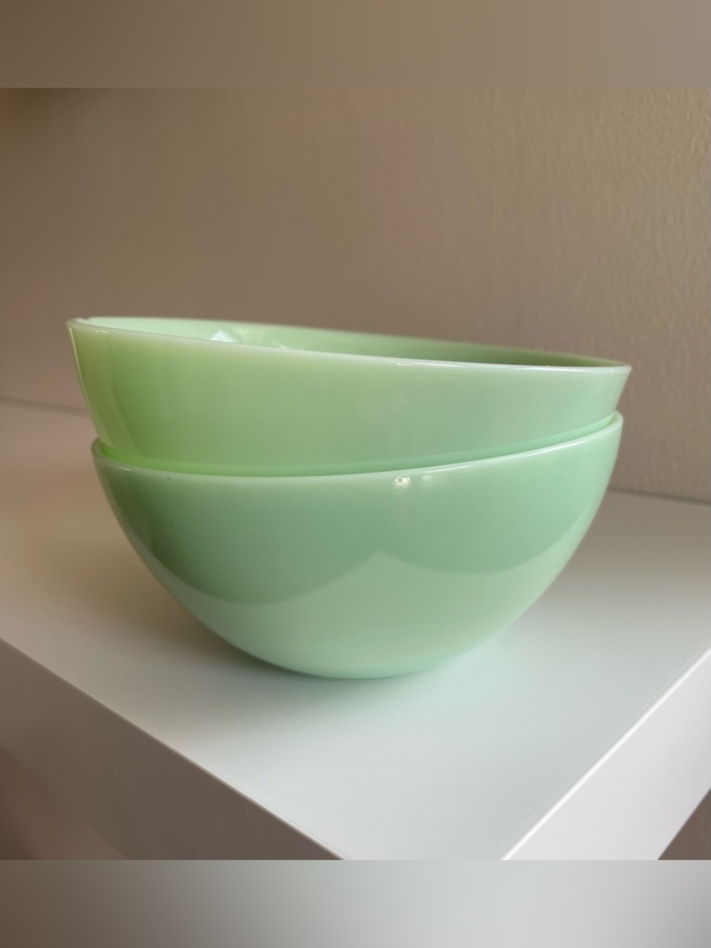 Vintage Jade Green Bowls